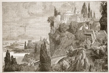 Scenery at Cape Misenum, near Baiae