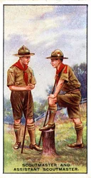 Scoutmaster and Assistant Scoutmaster, 1929