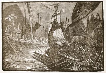 Sea-Fight Between Ptolemy and Demetrius Poliorcetes off Salamis