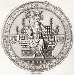Seal of John Balliol, c. 1249 – 1314, aka, Toom Tabard, Scots for 