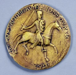 Seal of King John (1167-1216) 1200