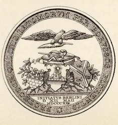 Seal of the Masons of Berlin, 1812, from 