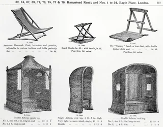 Seats and arbours from the Oetzmann & Co. catalogue