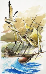 Ship on a Stormy Sea