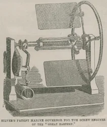 Silvers patent marine governor for the screw engines of the Great Eastern
