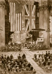 Singing the American National Anthem at St. Paul