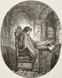 Sir John Eliot in prison, from 