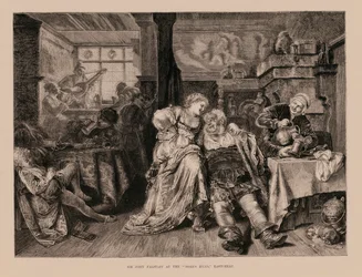 Sir John Falstaff at the "Boar