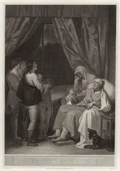 Sir T Windham Admonishing his Sons to Preserve their Loyalty to the King