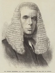 Sir Thomas Chambers, QC, MP, Common Serjeant of the City of London
