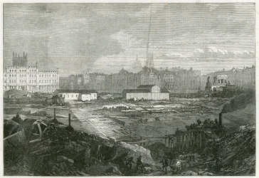 Site of the new Law Courts