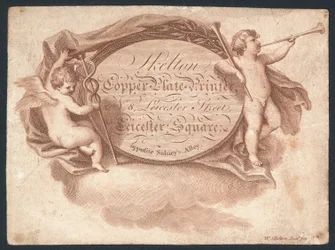 Skelton, copper plate printer