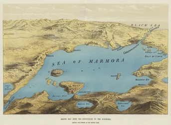 Sketch Map from the Dardanelles to the Bosphorus