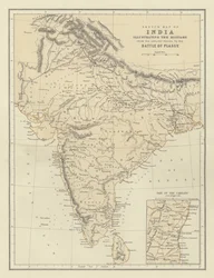 Sketch Map of India Illustrating the History from the Earliest Period to the Battle of Plassy