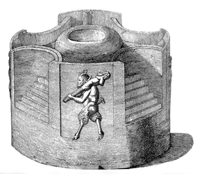 Small portable temple dedicated to the worship of Priapus