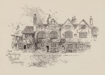 Some Ancient Houses in the Long Walk Bermondsey