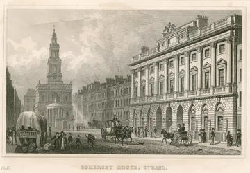 Somerset House and St Mary-le-Strand, The Strand, London