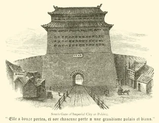 South Gate of Imperial City at Peking