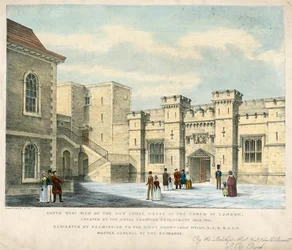 South West View of the New Jewel House in the Tower of London, Erected 1840-41