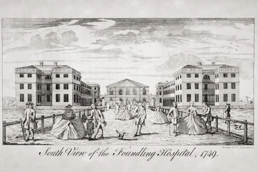 South view of the Foundling Hospital, London