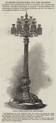 Splendid Candelabra for Her Majesty