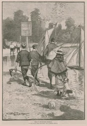 Sport in Kensington Gardens, London