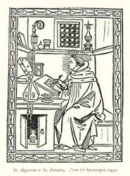 St Augustine or St Antonino, From the Soliloquii