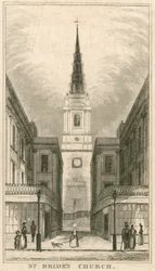 St Brides Church, Fleet Street, London