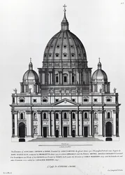 St. Peters, Rome, engraved by C. Campbell