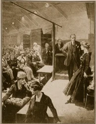Stage Performance for Soldiers Blinded in the War