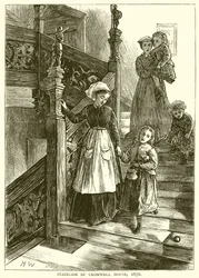 Staircase of Cromwell House, 1876