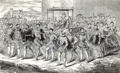 State Progress of Queen Elizabeth, Illustration from 