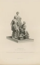 Statue Depicting Commerce which Adorns the Albert Memorial