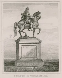 Statue of King William the Third, in St Jamess Square, London