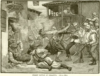 Street Battle at Sarajevo