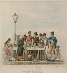 Street Breakfast; Cartoon