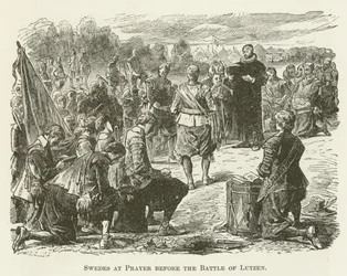 Swedes at Prayer before the Battle of Lutzen