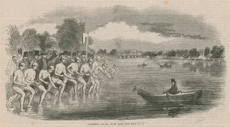 Swimming Races, Hyde Park, London