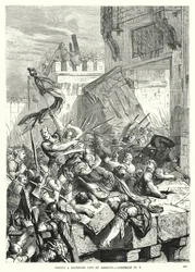 Taking a Defenced City by Assault, Jeremiah IV, 5 (engraving)