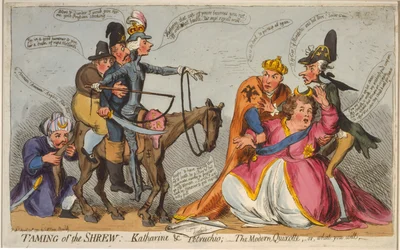 Taming of the shrew: Katharine and Petruchio; The modern Quixotte, or, what you will, 1791