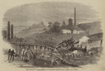 The Accident on the Oxford and Worcester Railway, near Round Oak Station