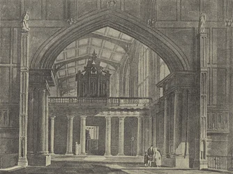 The Ante-Chapel, 1816 (engraving)