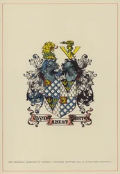 The Armorial Bearings of Edward Chaddock Lowndes, Esquire of Castle Combe, Chippenham