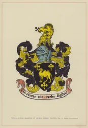 The Armorial Bearings of George Robert Clover, Esquire of Ramle, Birkenhead