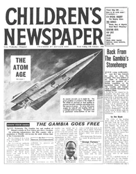 The Atom Age, front page of 