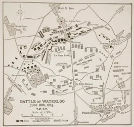 The Battle of Waterloo, June 18th, 1815