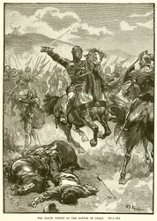The Black Prince at the Battle of Crecy