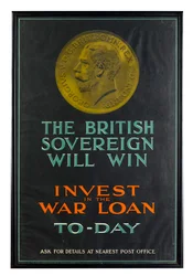 The British Sovereign Will Win, WWI War Loan Poster