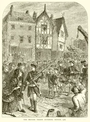 The British Troops entering Boston, 1768