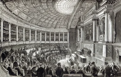 The Chamber of Deputies, Paris, from 
